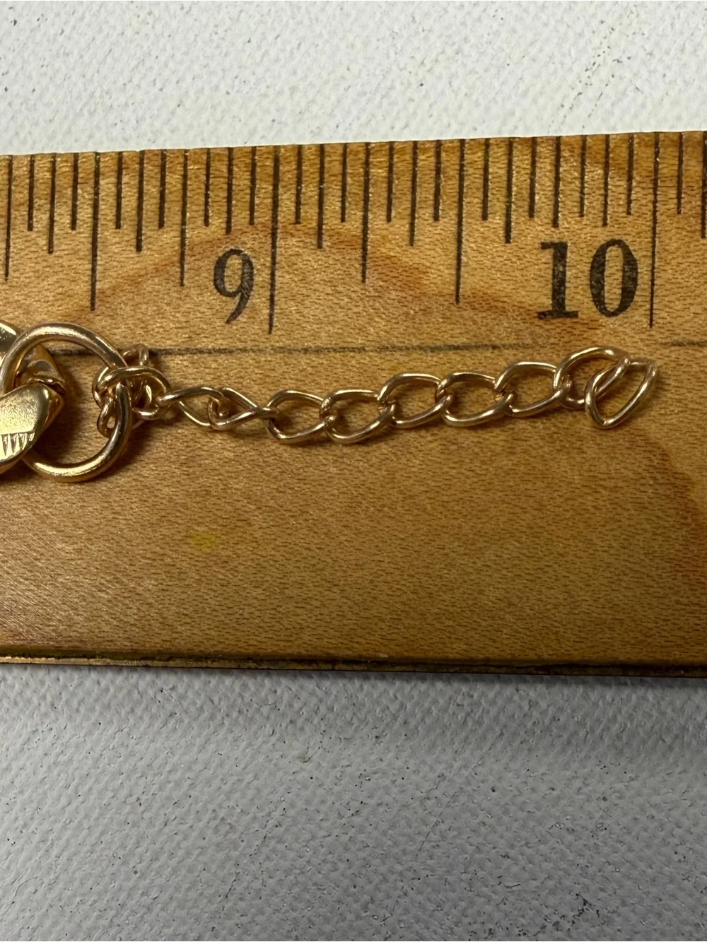 Men's Ladies Gold-Toned Curb Chain Link Bracelet New
